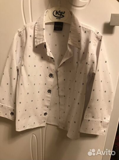 Рубашка на мальчика р.86