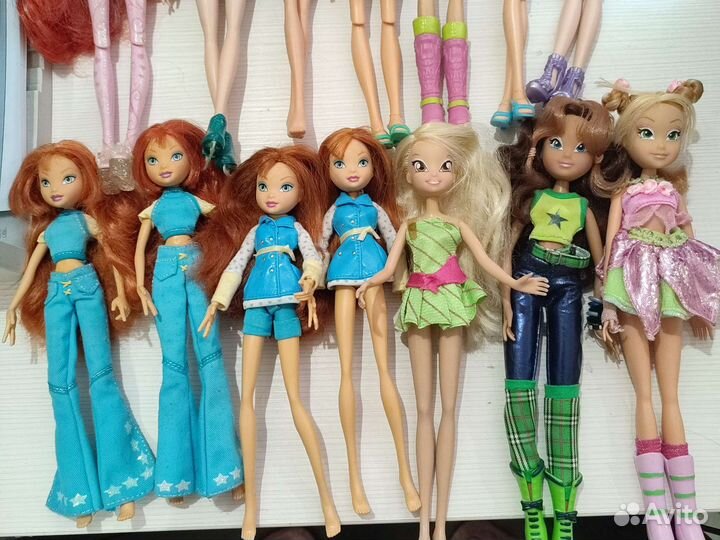 Куклы Винкс Winx Маттел Mattel Блум Лейла Флора