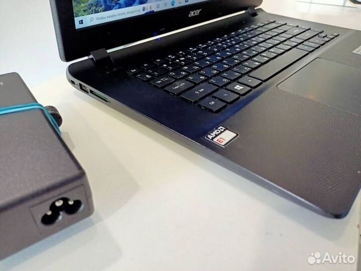 Ноутбук Acer Amd E1 + Ssd 256Gb Для Учёбы Офиса