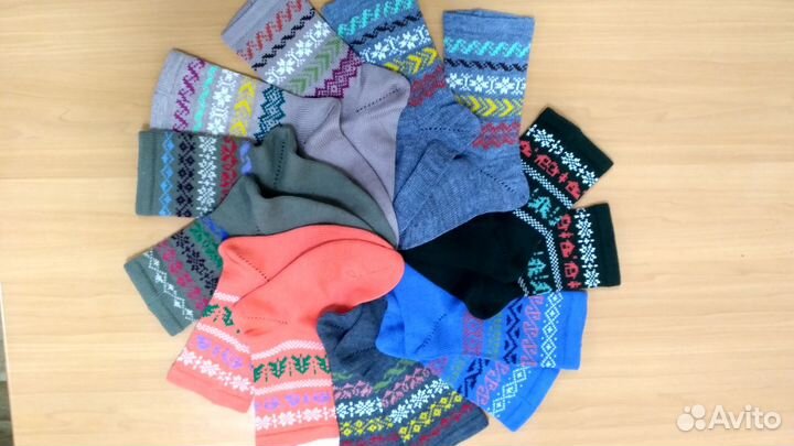 Шерстяные носочки носки новогодние тонкие