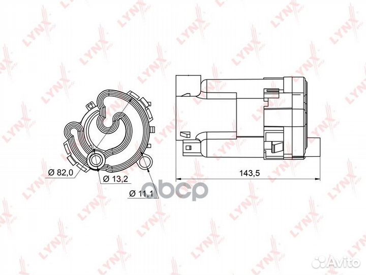 Фильтр топливный hyundai santa FE I / II 2.0