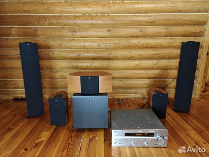 Домашний кинотеатр 5.1 KEF + Ресивер Yamaha RXV659