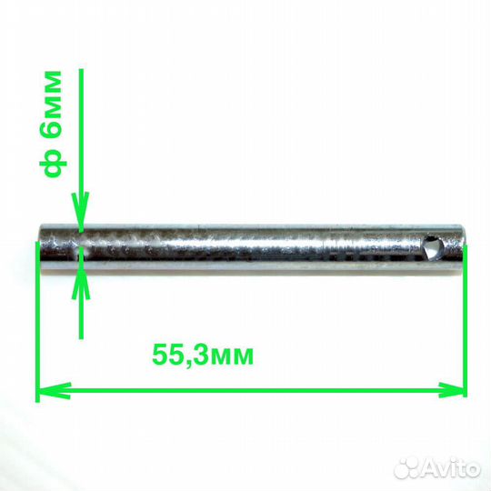 Ось тормоза 55,3мм для детской коляски