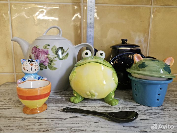 Керамический чайник СССР, другая посуда