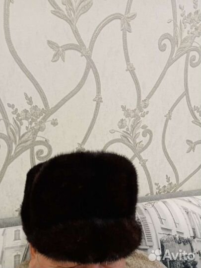 Норковая шапка мужская