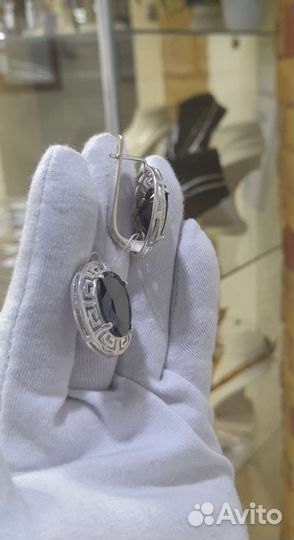 Серьги серебро