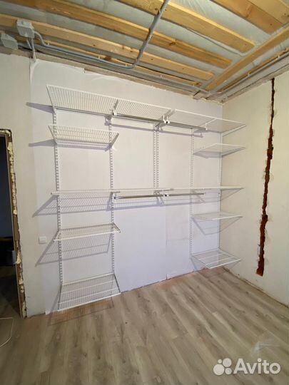 Гардеробная система стелаж