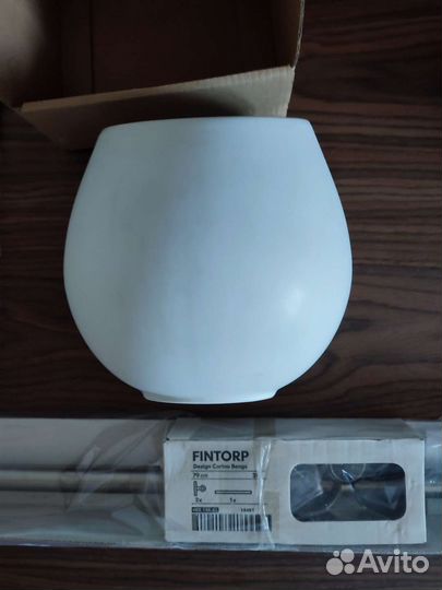 Рейлинг Fintorp и контейнер Ascer Икеа