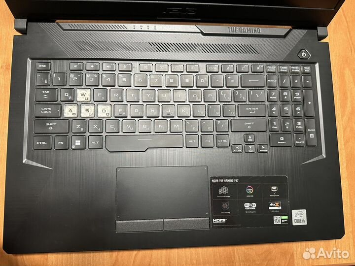 Ноутбук asus TUF Gaming A17