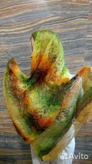 Палантин/паутинка/шаль/платок/пуховый оренбургский