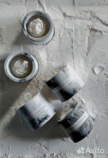 Корпоротивные подарки к 8 марта, свечи в гипсе