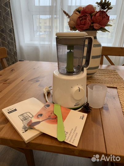 Пароварка- блендер philips avent scf 870