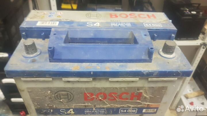 Б.У Bosch S4 (008) 12В 74Ач 680А