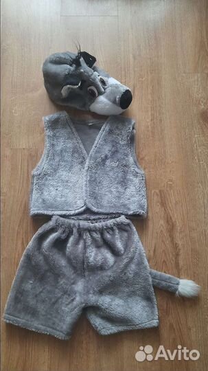 Костюм волка прокат 116- 122