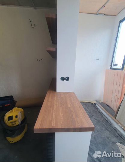 Подоконник стол из дуба