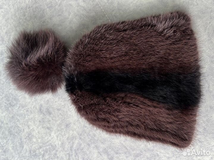 Шапка норковая женская