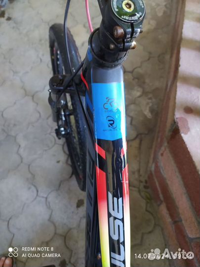 Велосипед скоростной бу 24 колеса