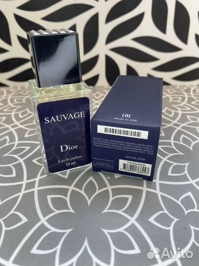 Тестер (Duty Free) dior Sauvage 25мл