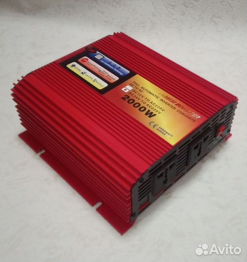 Инвертор преобразователь напряжения 24V 2000W