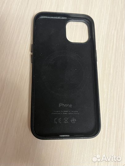 Оригинальный кожаный чехол iPhone 13