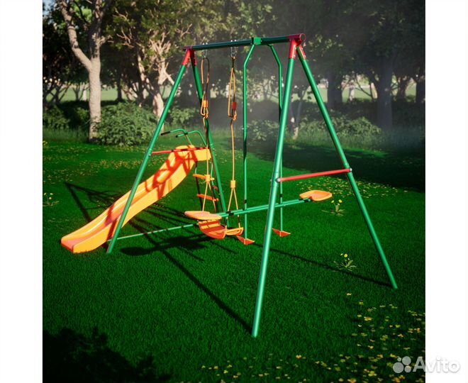 Детский комплекс с горкой DFC MSN-02