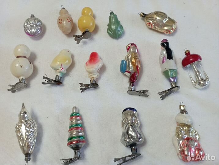 Елочные игрушки СССР