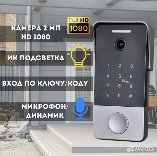 Вызывная панель видеодомофона Wi-fi