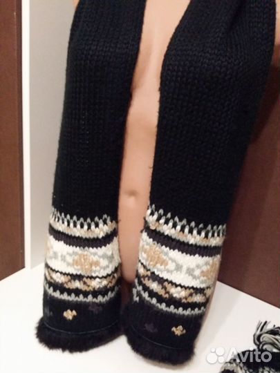 Комплект шапка и шарф