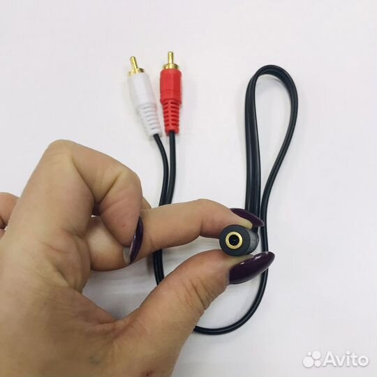 Переходник 3.5 jack 2 rca \ аукс на тюльпаны