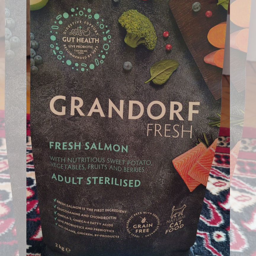 Корм для кошек grandorf fresh salmon