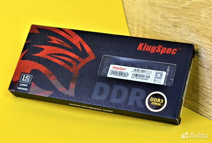 KingSpec DDR3 1600 MHz 8 GB dimm