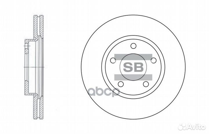 Диск тормозной SD4401 Sangsin brake
