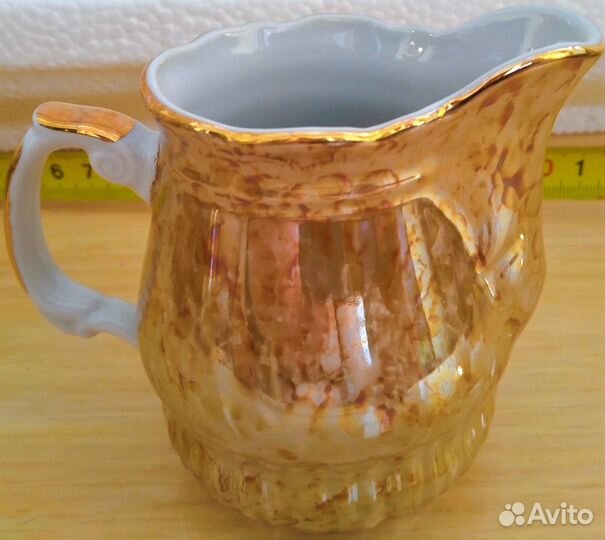 Wloclawek porc сервиз чайный золотой 1950-1960г.г