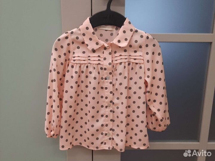 Блузка для девочки 2 3 года высокое качество