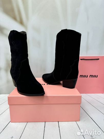 Сапоги женские Miu Miu