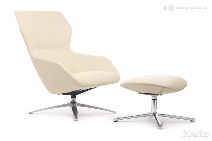 Кресло дизайнерское с оттоманкой RV Design Selin