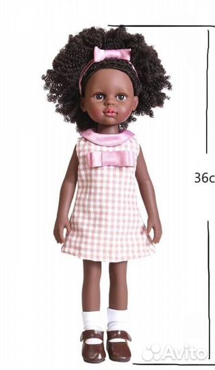 Кукла аналог Норы-Карлы от Паола Рейна афро