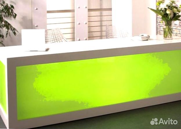 Ресепшн для клиники из искусственного камня