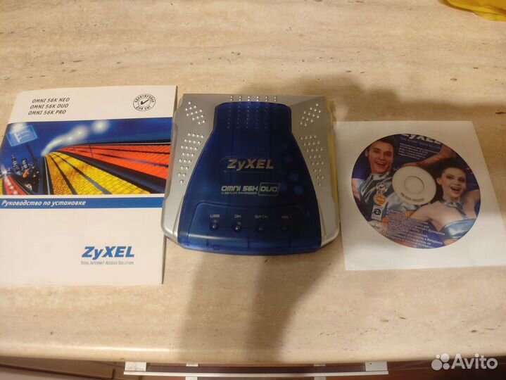 Модем Zyxel Omni 56k Duo