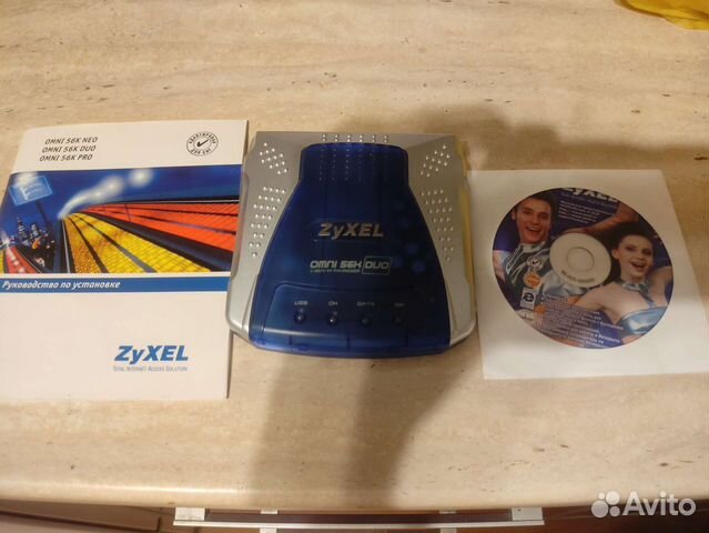 Модем Zyxel Omni 56k Duo