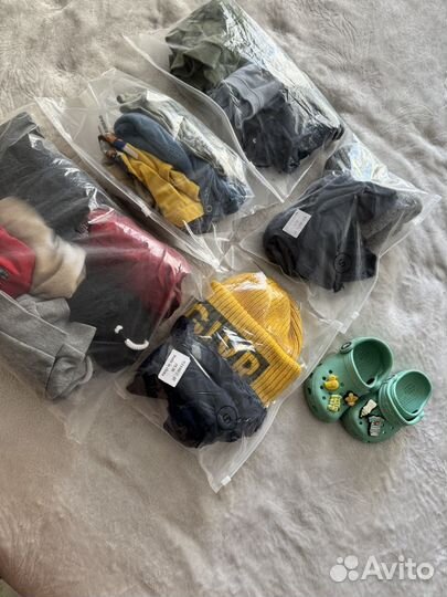 Вещи пакетом на мальчика 74 80 86