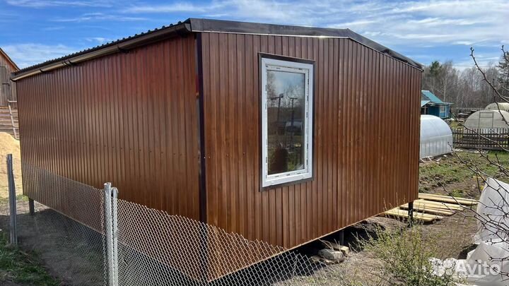 Каркасный дачный домик