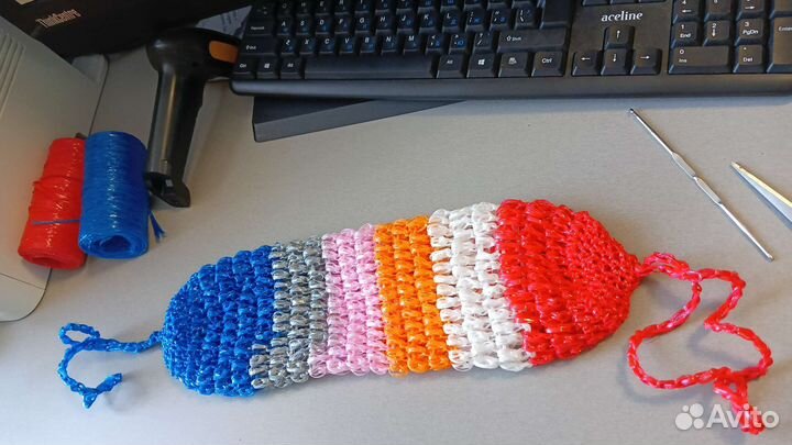 Мочалка ручной работы