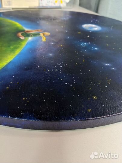 Картина маслом на холсте Маленький принц карт