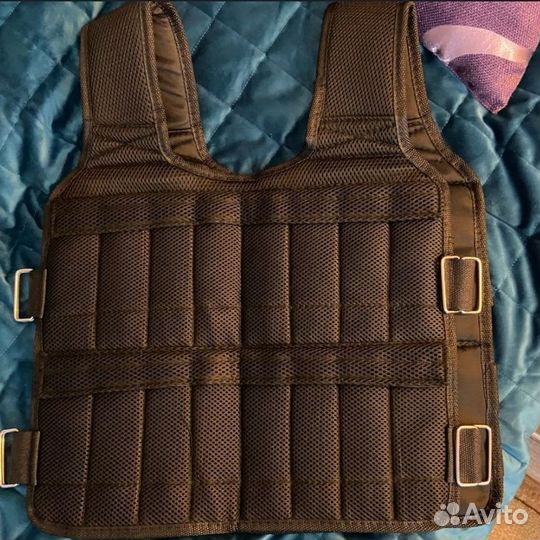 Жилет утяжелитель 20 кг с грузами