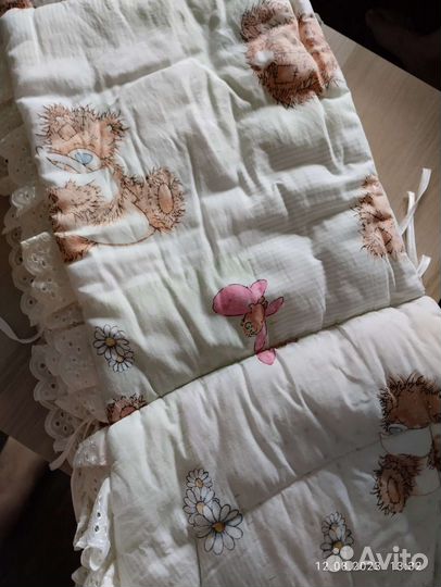 Бортики в детскую кроватку новые