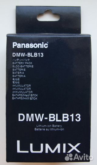 Аккумуляторы Panasonic серии DMW и серии CGA