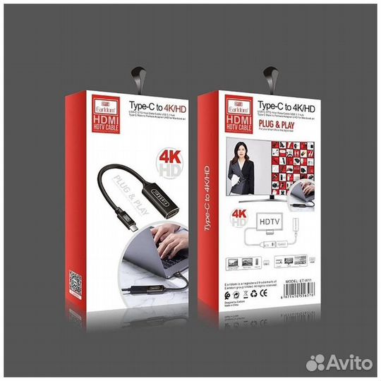 Адаптер Для тв - Type-C на hdmi 4K (USB 3.1)