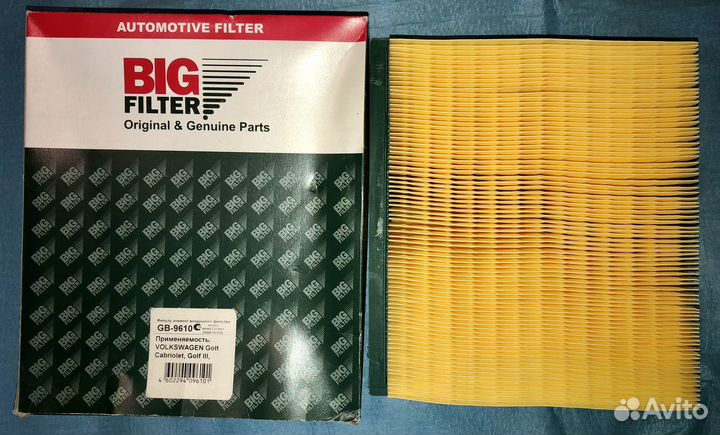 Фильтр воздушный Big Filter GB-9610