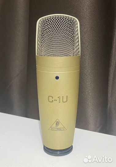 Микрофон Behringer C-1U серебристый